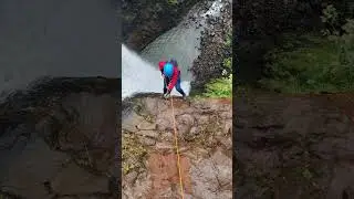 #activity #adventure #fear #fearless #fearlessliving #waterfall #motivation #enjoy
