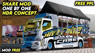SHARE LIVERY & MOD ONE BY ONE NDR CONCEPT FREE PPL NO PW || BUSSID V.3.7.1