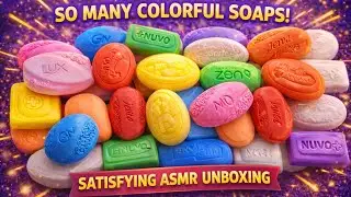 Asmr| Soap Opening| Colorful Soap Collection | Satisfying ASMR Soap Unboxing