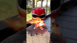 Melting FUNKO Power Rangers | Jason #fire #powerrangers #funkopop