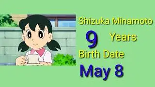 Doraemon All characters Birth Date , Name and real age.