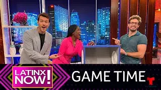Chiky Bombom y Lambda Garc&iacute;a prueban sus habilidades | Game Time | Latinx Now!