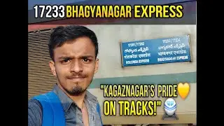 Here's 17233 Bhagyanagar Express 🚆 | Poor People’s Maharaaj 👑  |