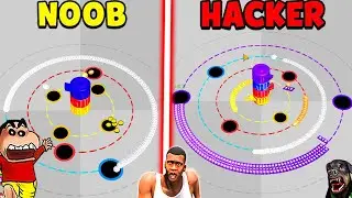 SHINCHAN NOOB vs PRO vs HACKER in  MONEY CIRCLE with FRANKLIN & CHOP | DREAM SQUAD