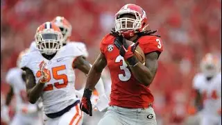 #12 Georgia VS #16 Clemson 2014 Game 1 Highlights 
