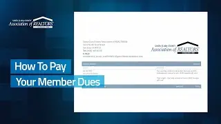 SCCAOR Dues Billing Step by Step Video