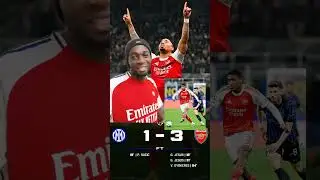 intermilan vs Arsenal (1-3) champions league night.. #arsenal #championsleague #football