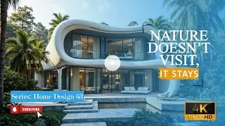 Modern Curved Architecture Design | Blissful Piano & Nature Sounds for Study | Home Relax Eps. 63