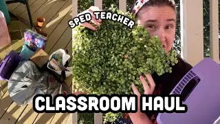 CLASSROOM HAUL 2022 Things I bought for my special education classroom