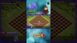 AZURE DRAGON V/S MAX LEVEL WIZARD TOWER. Destroyed. #viral #trending #clashofclans #shorts #gaming