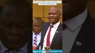 MP Edwin Dikoloti Calls for Action on Youth Unemployment | Parliament Debate