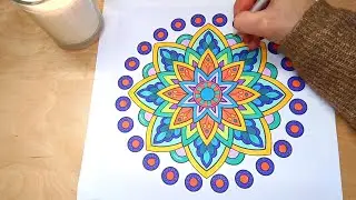 🌿 Divine Mandala Art for Deep Relaxation and Calm | 38-Minute Meditative Coloring Session