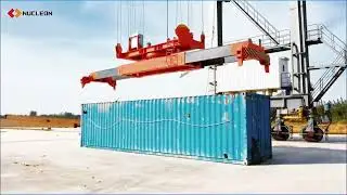 Pre installation and commissioning of tire container gantry crane has been successfully completed