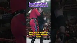 Every Undertaker's Royal Rumble Appearance #undertaker #WWE #royalrumble