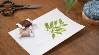 DIY Painted & Stitched Card: Creative Cardmaking Tutorial