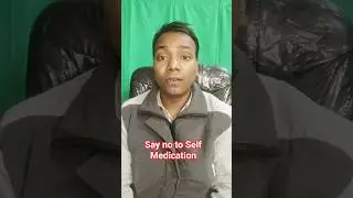 Say No to Self Medication #pharmacistanish #medicine