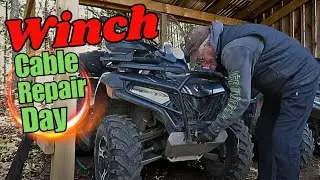How To Change the Winch Cable on a CFmoto ATV