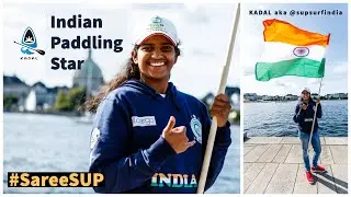 Indian Paddling Star #SareeSUP