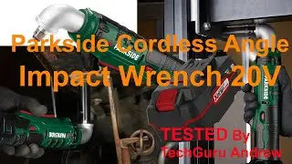Parkside Cordless Angle Impact Wrench 20V PAWS 20 A1