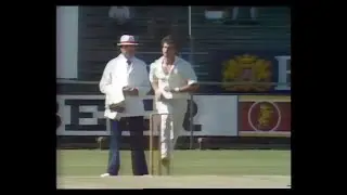 RICHARD HADLEE 5-34 NEW ZEALAND v WEST INDIES 1st TEST MATCH DAY 1 DUNEDIN FEBRUARY 8 1980