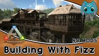 ARK:Survival Evolved Building w/ Fizz :: Swamp Base Build (No Mods)