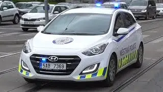 Hl&iacute;dkov&yacute; vůz městsk&aacute; policie Praha