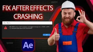 How to Fix after effect crashing Problem in progress حل مشكلة الكراش في برنامج أفترافكت