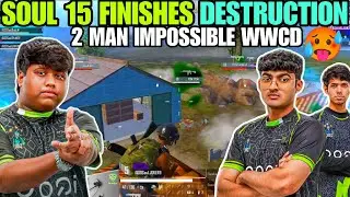 SouL Champions 🏆 Impossible 2 Man Chicken Dinner 🥵 15 Finishes Match 🔥 SouL Op Performance In Scrims