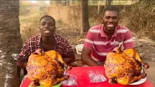 Food Challenge; First Person to Finish Giant Fried Chicken Goes Home with $1,000 