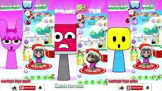 Sprunki & Roblox SINGING BATTLE vs Tom 😳🎤 | Panic, Pinki & Noob Challenge