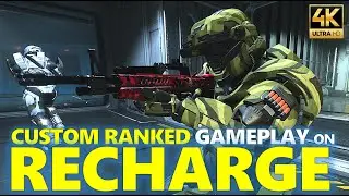 Halo Infinite Multiplayer Vid1008: 3rd Person PoV 4K Gameplay (Custom Ranked Slayer)