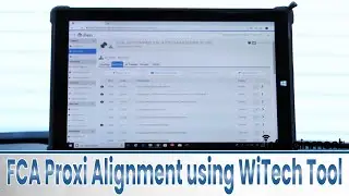 FCA Proxi Alignment using WiTech Tool Step-by-Step Tutorial - Infotainment.com