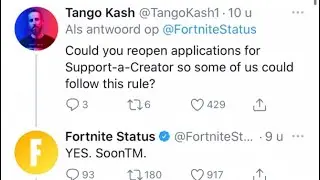 **FORTNITE SUPPORT A CREATOR CODE PROGRAM IS COMING BACK !**