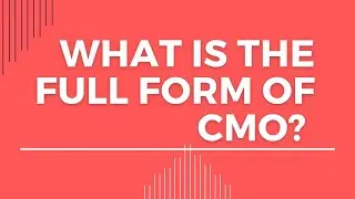 CMO FULL FORM PART (368)