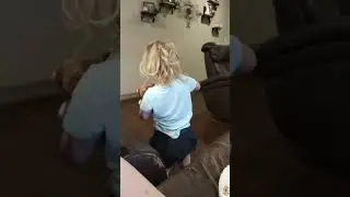 Emma (and Liam) singing Rudolph