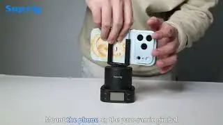 Suptig 360 Degree Tripod Adapter Mount Compatbile for Gopro, Phone Take Photo Or Video