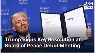 BREAKING NEWS: Trump Signs Resolution at Inaugural Board of Peace Meeting in Washington D.C. | AC1G