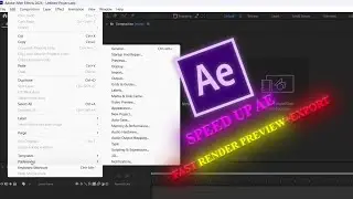 How to speed up render preview with GPU on After effects 2024 tutorial 