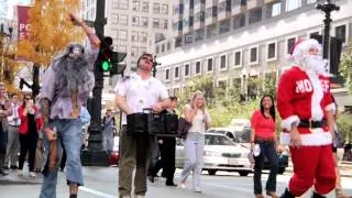 SANTA MOSH vs ZOMBIES 2012 (Gangnam STYLE)