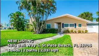 Under 550K St Pete Beach Home...