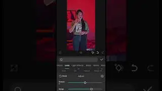 New Smart Sharpen Effect video editing in Capcat #virelshorts #videoeditingapp #capcatedit