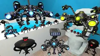 I Found All Omnidroid Robot Army Playing in Bathroom - Garry&rsquo;s Mod Gameplay !