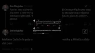 URGENTE/Milei Estafa- Dalb&oacute;n