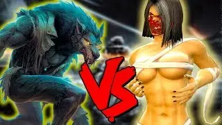Flesh Pit Mileena Army Vs Werewolf Army - Epic Battle - Mortal Kombat Costume Skin Mod