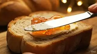 ASMR Lion Candy on Bread