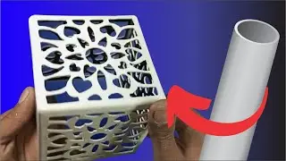 how to make amazing fancy wall lamp from pvc pipe | Simple Wall Lamp | DIY Crafts