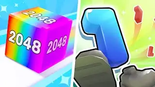 Jelly Run 2048: New Shape vs Crazy Number Run - Max Level Gameplay (Part 1)