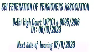SBI Pensioners matter | Delhi High court case | Pension revision news| Family pension latest news
