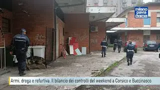 Armi, droga e refurtiva. Il bilancio del weekend a Corsico e Buccinasco