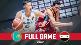 Kazakhstan v Syria | Full Basketball Game | FIBA Olympic Pre-Qualifying Tournament 2023 Syria